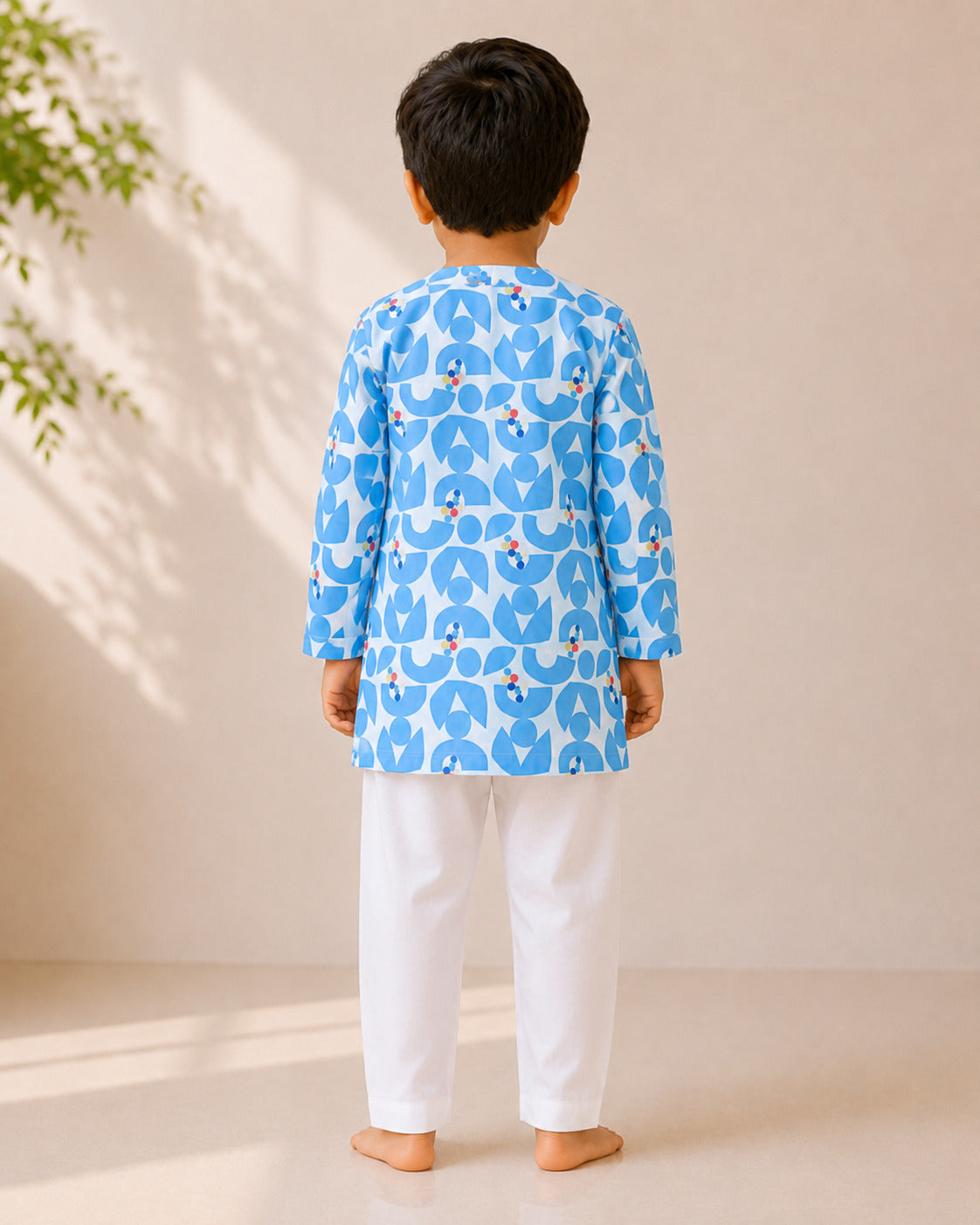 Bluebird Blossom Kurta Set (Unisex)