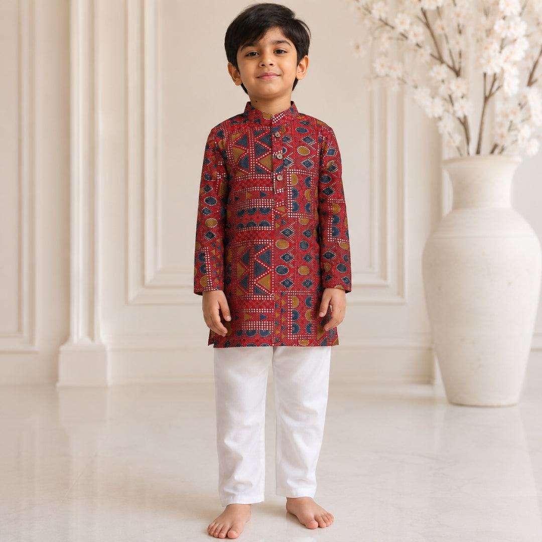 Rangoli Charm Kurta Set (Unisex)