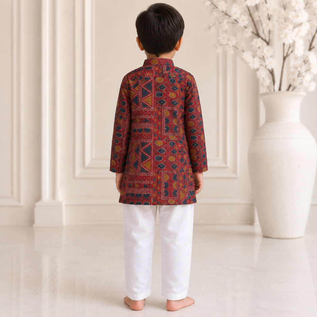 Rangoli Charm Kurta Set (Unisex)