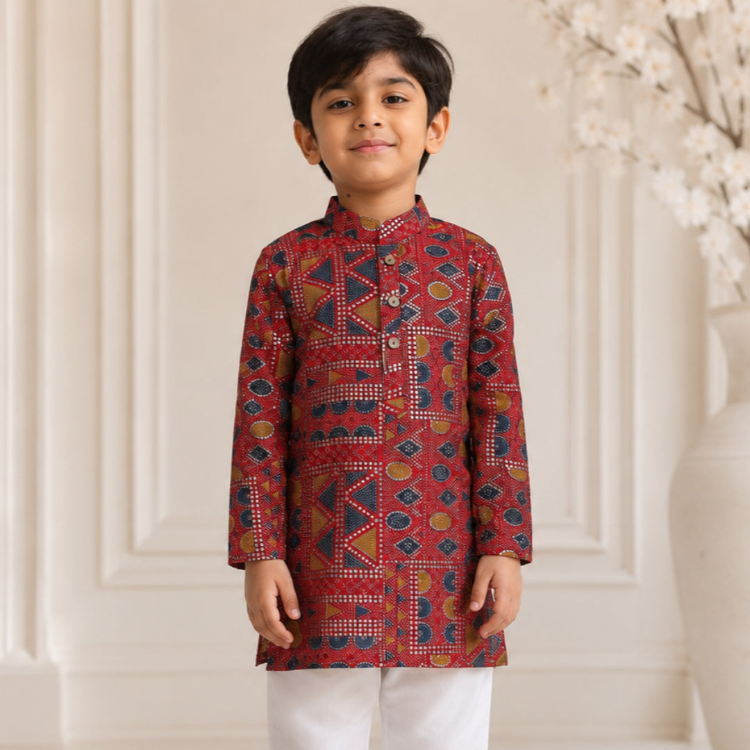 Rangoli Charm Kurta Set (Unisex)