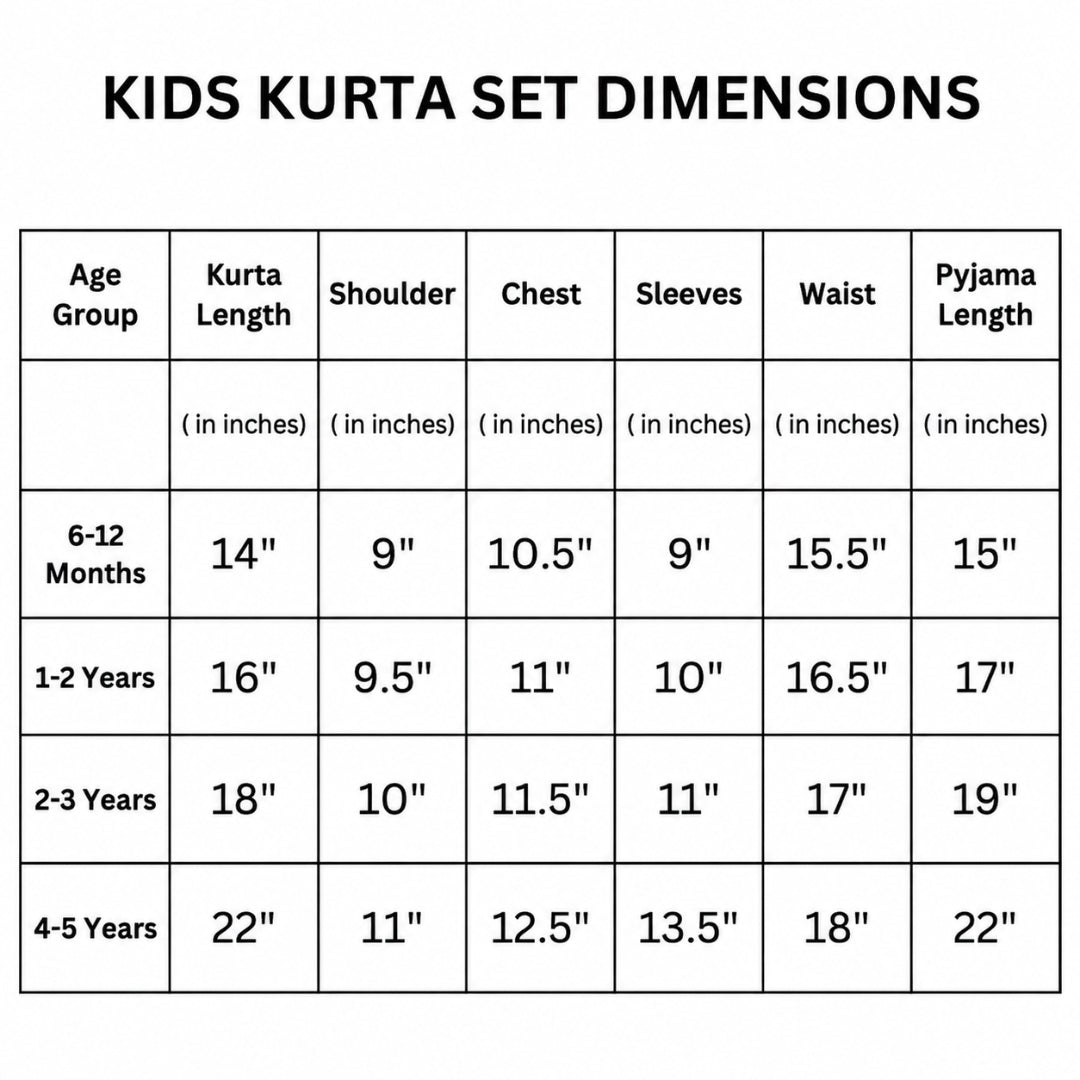 Twilight Spark Kurta Set (Unisex)
