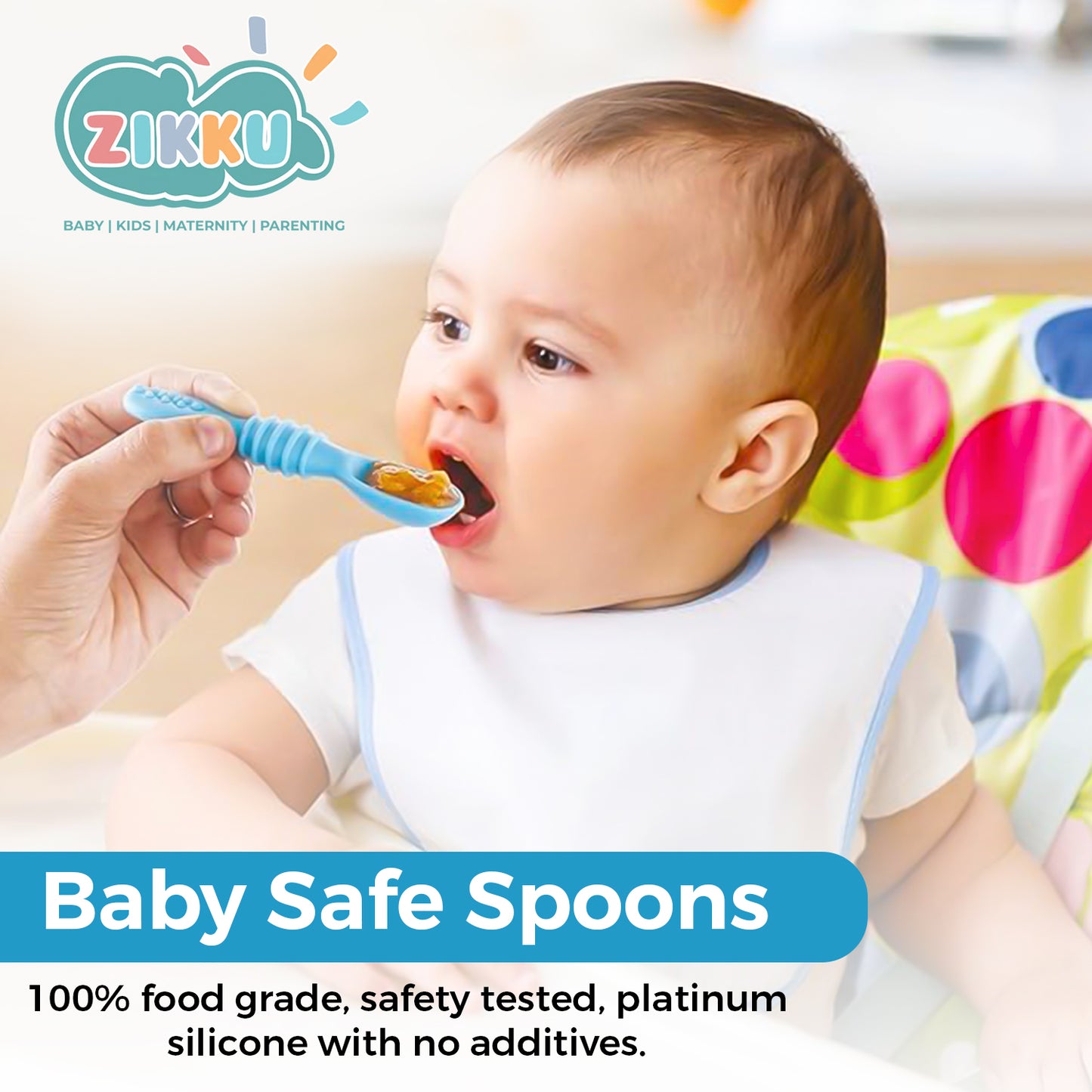 First Stage Self-Feeding Training Spoons