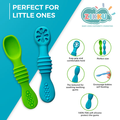 First Stage Self-Feeding Training Spoons