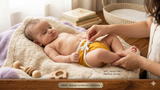Zikku Washable Cotton Cloth Nappies folded stack