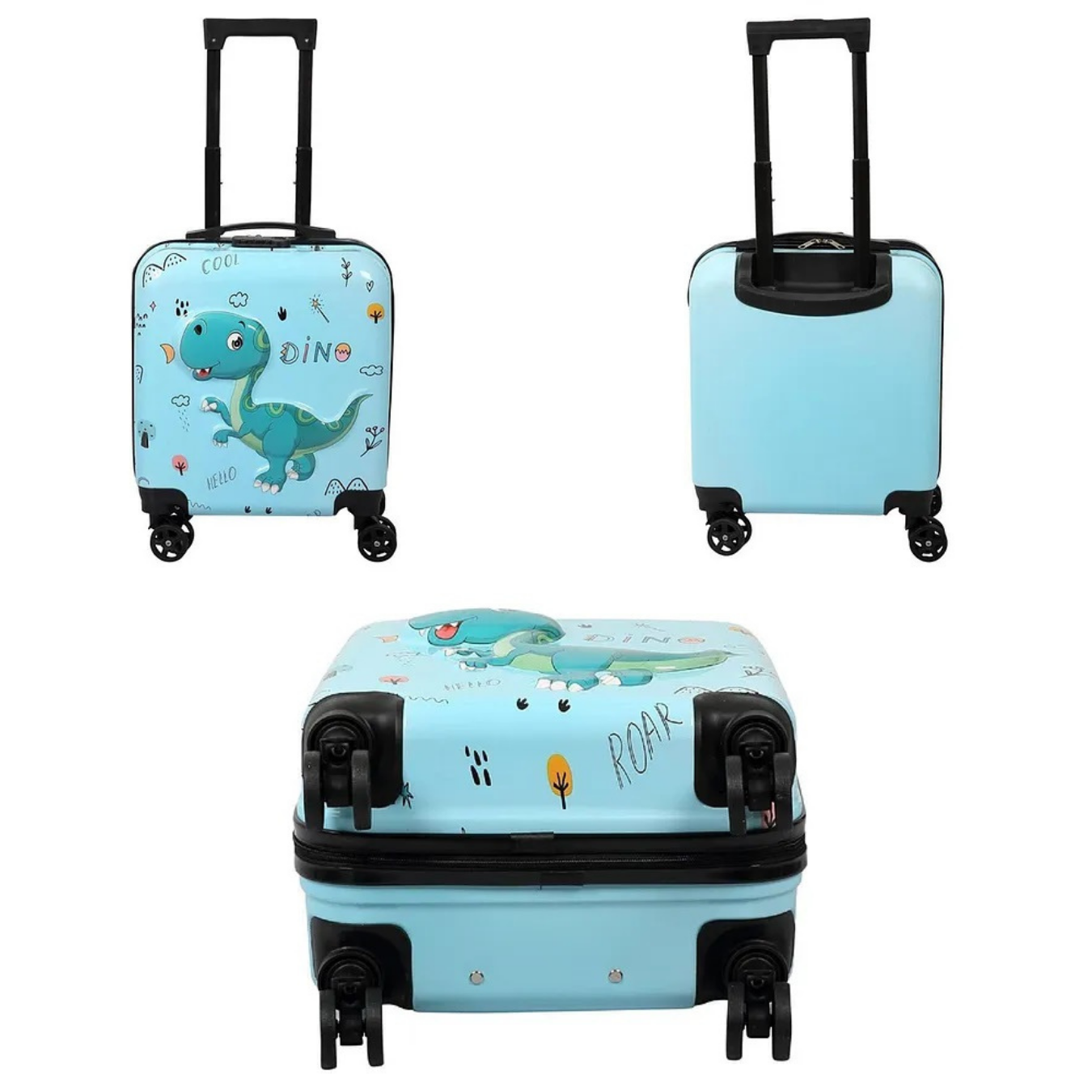 dinosaur luggage set