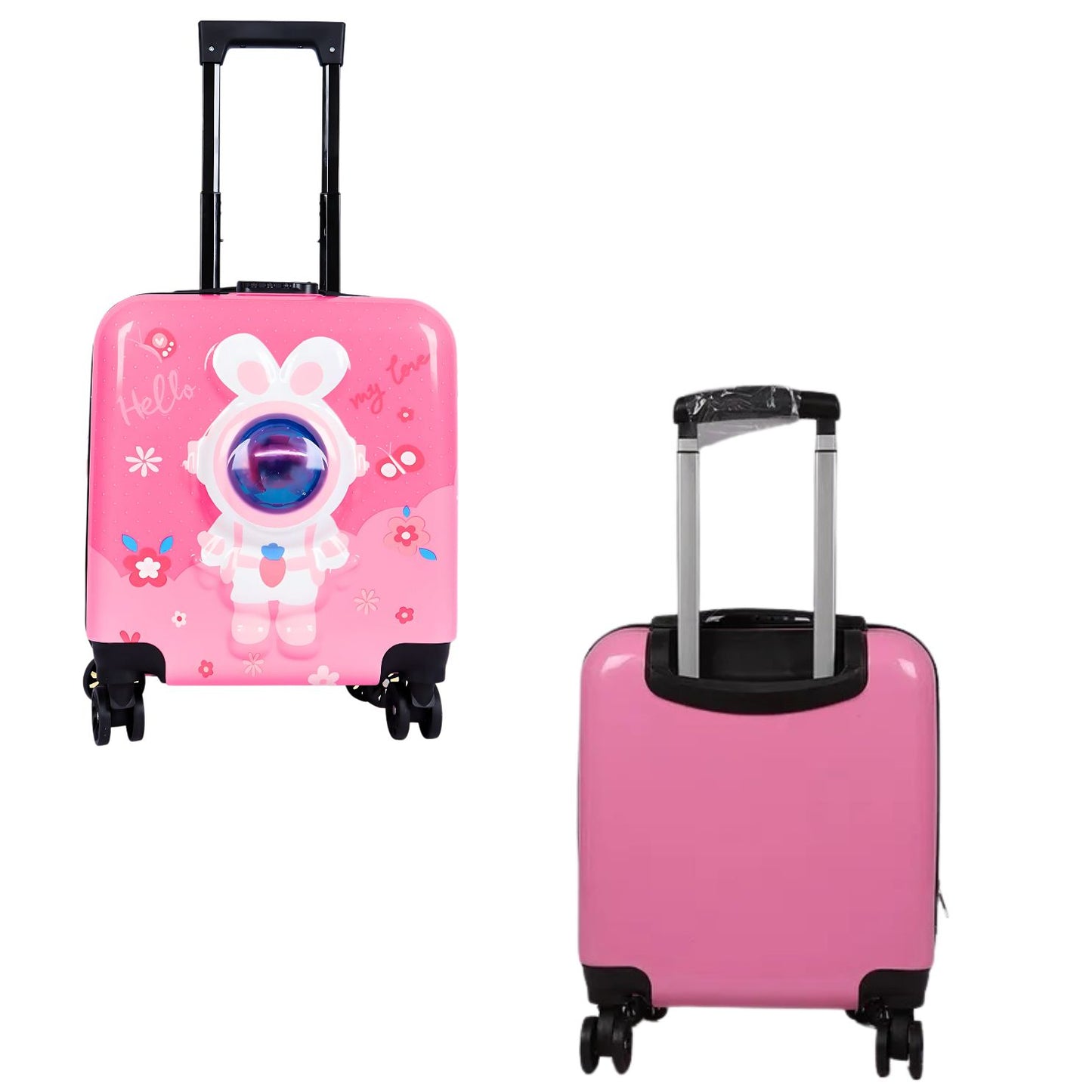 Pink Astronaut Dreamer Trolley Bag/Suitcase