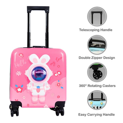 Pink Astronaut Dreamer Trolley Bag/Suitcase