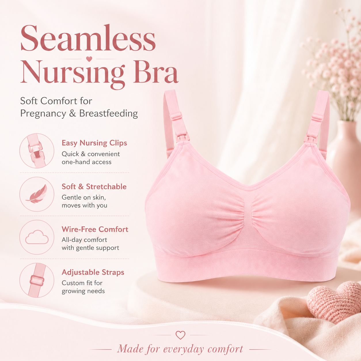 Nursing Bra for Feeding Mothers