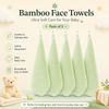 Bamboo Face Towels for Newborn (Pack of 5, Multi Color)