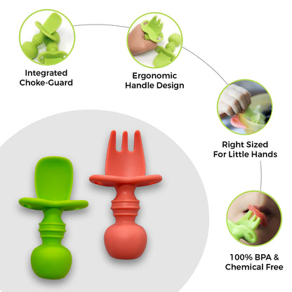 Baby Feeding Spoons & Forks Set