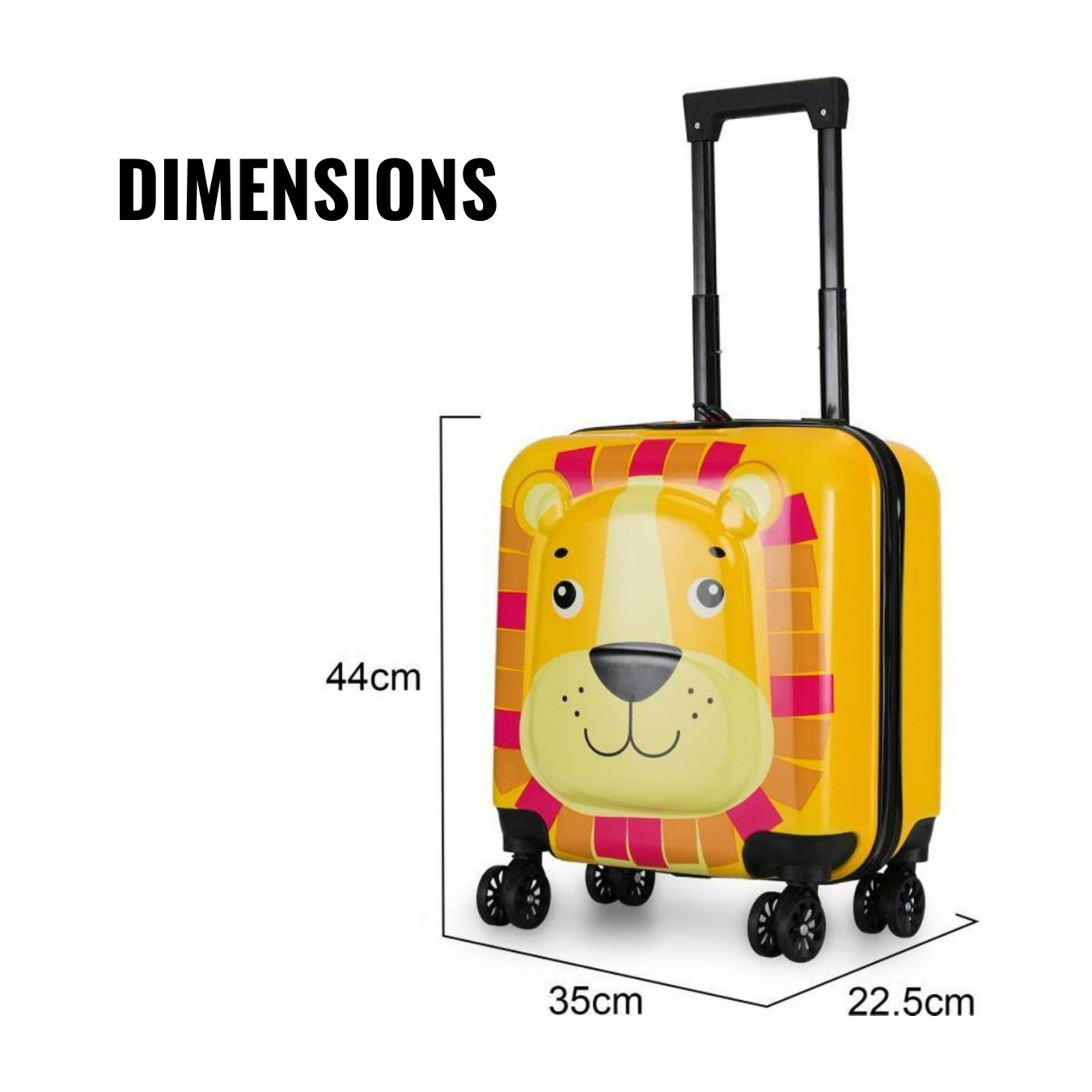 Jungle Roar Trolley Bag/Suitcase