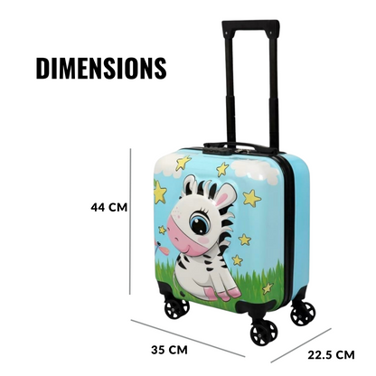 Zebra Adventure Trolley Bag/Suitcase