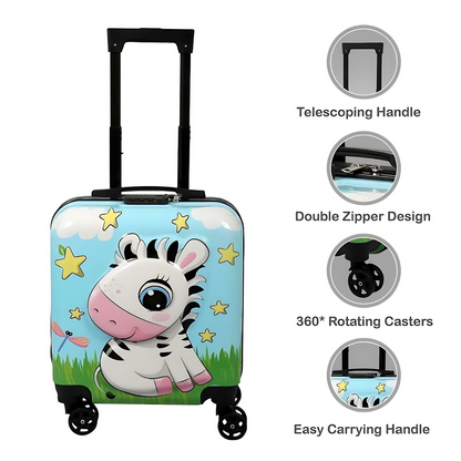 Zebra Adventure Trolley Bag/Suitcase