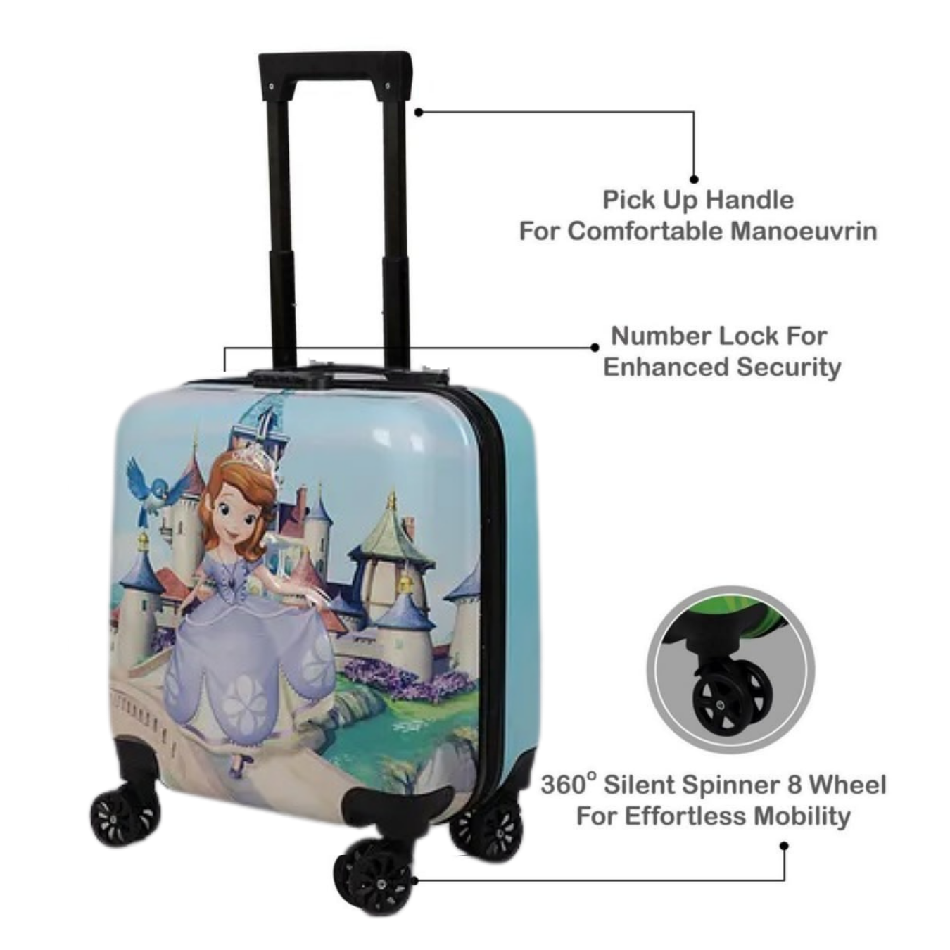 Dream Castle Trolley Bag/Suitcase