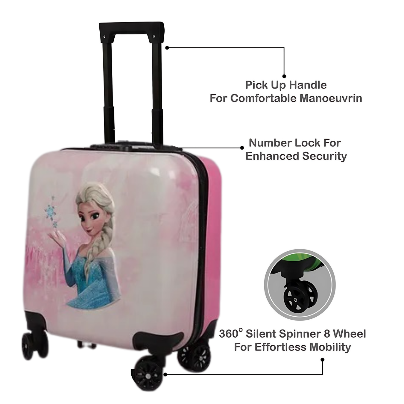 Fairy Tale Cinderella Trolley Bag/Suitcase