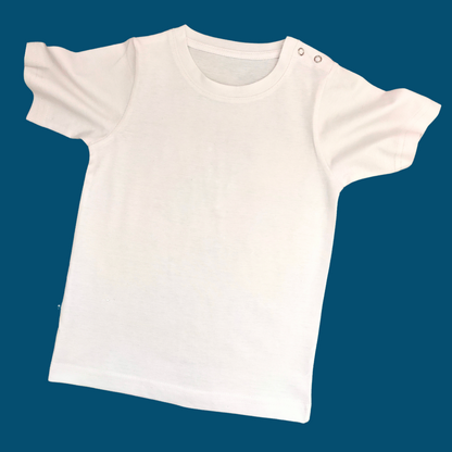 Water Resistant/Repellent T-shirt for Kids (White)