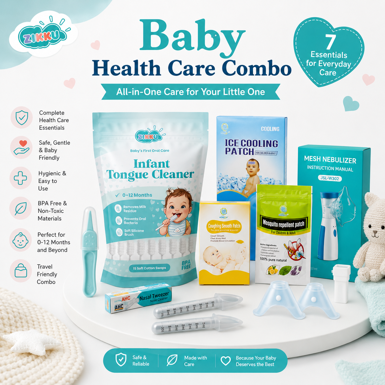Baby Health Care Combo — Everything You Need When Baby Falls Sick