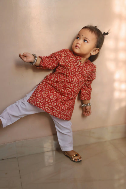 Ruby Spark Kurta Set (Unisex)