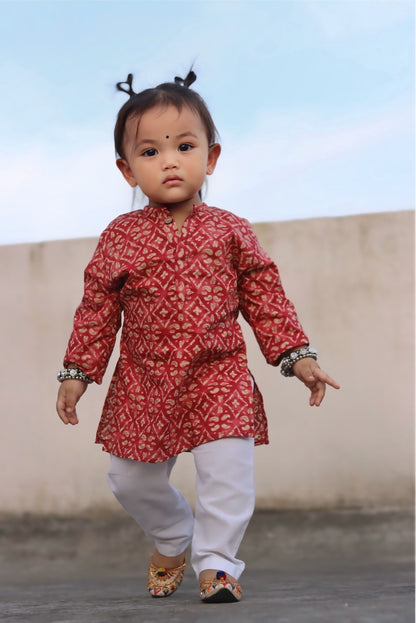 Ruby Spark Kurta Set (Unisex)