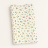 Diaper Changing and Massage Bed/Pad with Cover (Teddy Pad+Flower Cover))