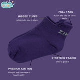 Ankle Length Colorful Socks Combo for Kids (6-9 Years, Select Any 3 Pairs)